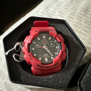 Red G-Shock Watch